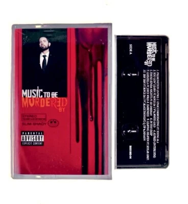 Eminem - Music To Be Murdered By, Translucent Black Cassette Tape. New/Sealed - Image 1 of 3