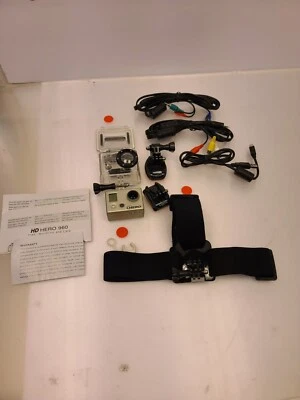 Gopro HD Hero Helmet Camera 960 Used Working OLDER MODEL HERO960 Bundle - Image 1 of 4