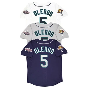 John Olerud 2001 Seattle Mariners Home Road Alt Men's Jersey w/ All Star Patch - Picture 1 of 16
