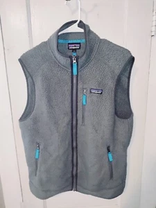 Patagonia Mens Size Medium retro full zip sherpa vest - Picture 1 of 4