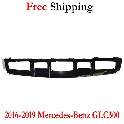 For 2016-2019 Mercedes-Benz GLC300 Air Dam Deflector Valance Apron Front Chrome - Image 1 of 4