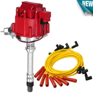 65k High Performance HEI Distributor and Spark Plug Wires Ignition for Chev* - Picture 1 of 12