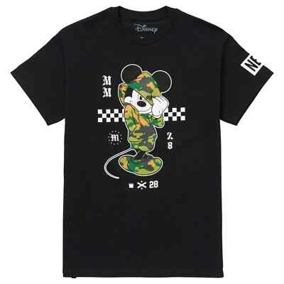 Camiseta Neff X Disney Para Hombres Mickey Mouse Hype Negra Nueva con Etiquetas S, M, L, XL Foto 1 de 4