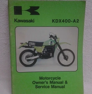 Kawasaki KDX400-A2 Owners maintenance manual 1980 - Bild 1 von 1