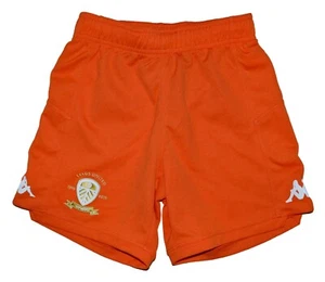 LEEDS UNITED 2019/2020 GOALKEEPER FOOTBALL SHORTS KAPPA 9-10 YEARS - Picture 1 of 4