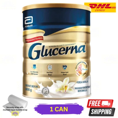 1 X Glucerna Triple Cuidado Diabético Leche en Polvo Vainilla 800g - Envío Express Foto 1 de 4
