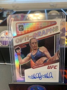 2022 Panini Donruss Optic UFC - Opti-Graphs #OG-HHM Holly Holm (AU) - Picture 1 of 2