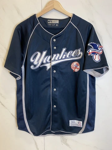 Modern New York Yankees Genuine Merchandise Team Baseball Jersey Blue XL Cover