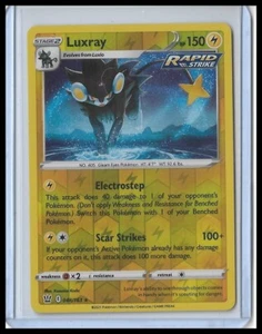 Pokémon TCG Luxray Schwert & Schild - Kampfstile 048/163 Reverse Holo Rare Karte - Bild 1 von 2