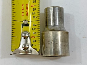 Stanley 10 mm x 1/2" Dr Socket 86-542 - 12 Point ~ Used - Picture 1 of 3