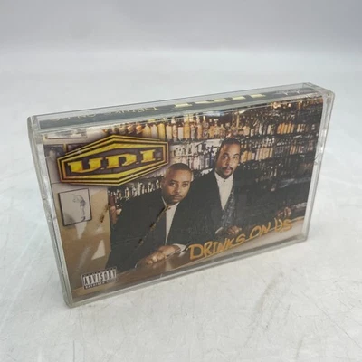 UDI Drinks On Us Cassette Album US 1998 Edition VG+/VG+ Gangsta HipHop - Image 1 of 4