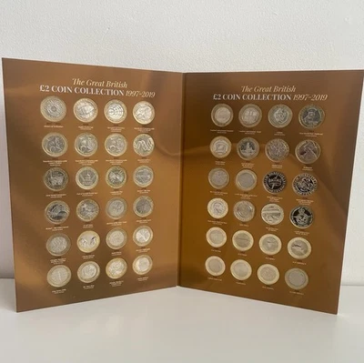 £2 Two Pound Coin Collection Complete x 48 Coins in Album RAF Commonwealth More - Image 1 of 4