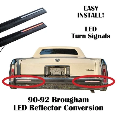 LED CONVERSION 90-96 Cadillac Fleetwood Brougham Rear Impact Reflector Signal - Image 1 of 4