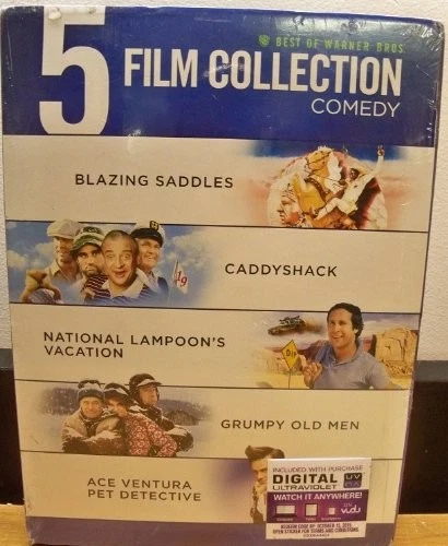 BLAZING SADDLES/CADDYSHACK/VACATION/GRUMPY OLD MEN/ACE VENTURE PET DETECTIVE 5 F - Image 1 of 1