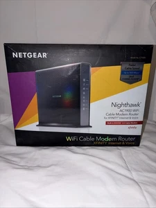 NETGEAR Nighthawk C7000 AC1900 Wi-Fi Cable Modem Router WiFi 5 - Picture 1 of 1