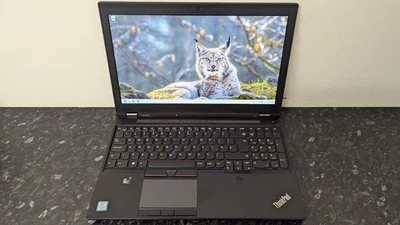 Lenovo ThinkPad P50 Workstation, i7 6th Gen, 16GB RAM, 256GB NVMe SSD, Windows 1 - Image 1 of 4