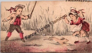 Antique 1886 Reward of Merit Card – “Ploughing” Farm Scene by J. Ferat - London - Picture 1 of 2