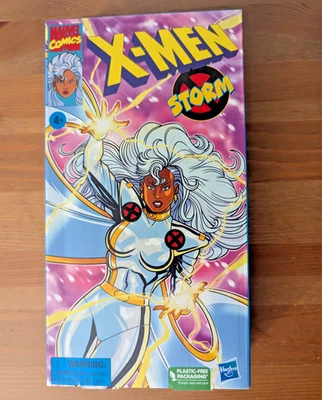 Figura de acción Marvel Legends Hasbro X-Men serie VHS Storm 97 Foto 1 de 2