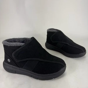 Fitville Women's Marca Hook Loop Wide-Fit Comfort Shoes Boots Diabetic Sz 11 EW - Picture 1 of 6