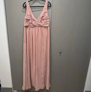 Birdy Grey Laurie Empire Bridesmaid Wedding Dress Dusty Rose Size XXL - Picture 1 of 21