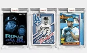 Topps Project 70 Card # 4,5,6 Acuna JR, Griffey JR , Lasorda