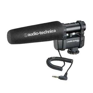Audio-Technica AT8024 Stereo/Mono Camera-Mount Microphone - Picture 1 of 6