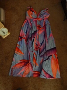 SHEIN CURVE Bright Floral Maxi Dress Open Back Spaghetti Strap Women’s Size 0XL - Picture 1 of 8