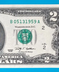 May 13, 1959 : B 05131959 A BIRTHDAY Note $2 Two Dollar Bill *UNC* - Picture 1 of 3