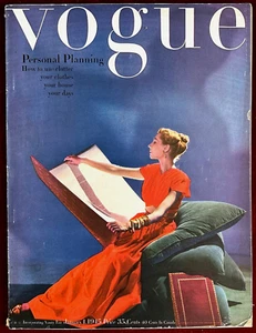 Vogue Magazine ~ January 1, 1945 ~ Cecil Beaton Penn Rawlings Celeste Holm - Imagen 1 de 14