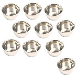 10 Gallipot Solution bowl 4"x2" Stainless Steel Mixing Bowls Medical Dental Lab