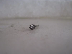 US  1  Oak Leaf Cluster    attachment device  silver    mini 7/32  (5my19 12 ) - Picture 1 of 3