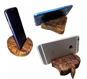 Universal Holz Handy/Tablet Schreibtisch Ständer Halter - für alle Modelle 3 Formen - Bild 1 von 7