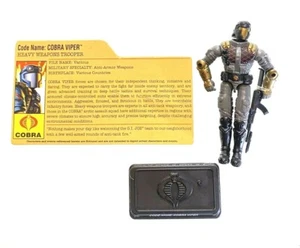 GI JOE COBRA VIPER INFANTRYMAN V13 ARMY TROOPER SOLDIER 2004 VALOR VS VENOM - Picture 1 of 9