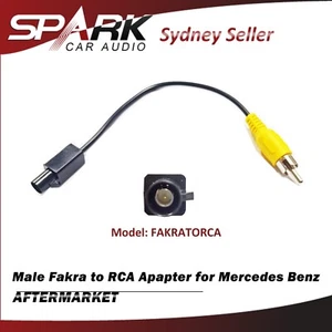 Male Fakra Plug to RCA Apapter Adaptor Rear Camera Retention for Mercedes Benz - Bild 1 von 1