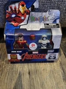 Marvel Minimates Avengers Assemble (2020) Iron Man & Ghost Figure Set - Picture 1 of 3
