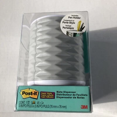 3M Dispenser Pop-up Notes Vertical Refillable Weighted One Hand Dispensing Pen - Image 1 of 4