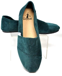 Zapatos para mujer Corkys medias pana sin cordones informales verde oscuro talla 6 - Imagen 1 de 6