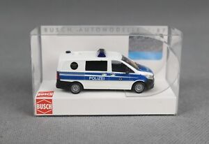 BUSCH 51144 (H0, 1:87) MB Vito, "Bundespolizei" weiß/blau - NEUWARE!