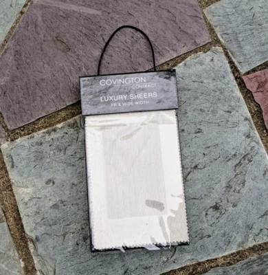 Covington Contract Luxury Sheers FR & Wide-Width Fabric Sample Book Swatch Prop - Image 1 of 4