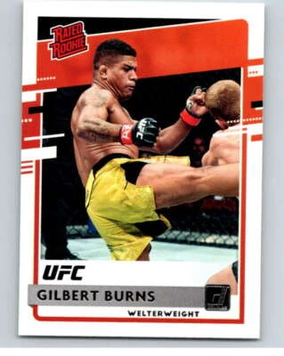 2021 Panini MMA Chronicles  Donruss Rated Rookies #30 Gilbert Burns V85011 - Image 1 of 2