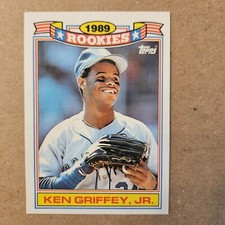 Ken Griffey Jr 1990 Topps Baseball Glossy 1989 Rookies Card