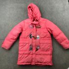 Betty Boop Jacket Girls Medium Pink Full Zip Fleece Lined Puffer Youth Kids Only £31.09 on eBay