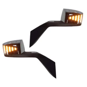Fortpro Chrome Hood Mirror w/Led Turn Light Compatible with Volvo VNL 2004-2016 - Bild 1 von 6