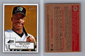 2023 Baseball Hall of Fame Inductee Fred McGriff Baseball Trading Cards