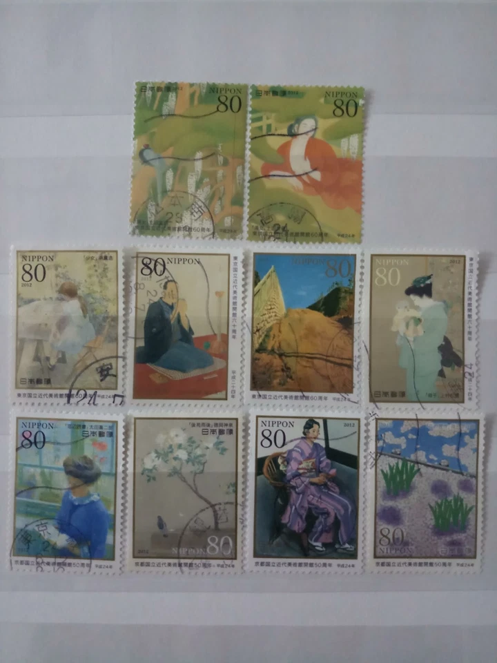 Japan Stamps - Modern Art Used Very Fine S3427a-j - Image 1 of 1