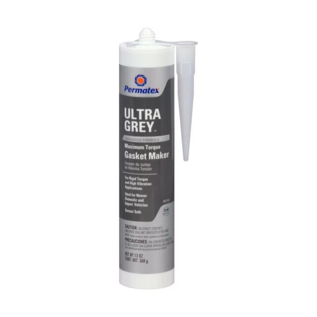 Permatex Ultra Grey Rigid High-Torque RTV Silicone Gasket Maker 13oz