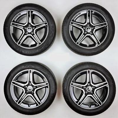 Mercedes GLA F2B 19 Zoll AMG Räder A2474011500 235/50R19 Continental 5,5m RDK - Bild 1 von 4