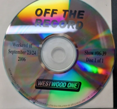 WW1 Off The Record Classic 1CD Radio Show 06.39 Pink Floyd Foto 1 de 2