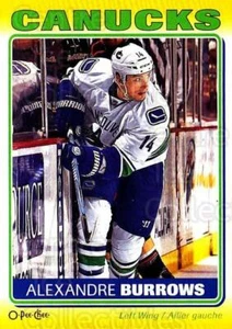 2012-13 O-Pee-Chee Stickers #92 Alexandre Burrows - Picture 1 of 1
