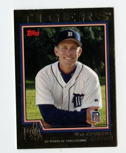 A398 ALAN TRAMMELL 2003 TOPPS RETIRED SIGNATURE BLACK 4/53 #277 TIGERS RARE SP